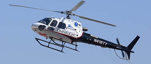 Omniflight Eurocopter AS 350 B3 N418TY, Phoenix-Mesa Gateway Airport, March 11, 2011